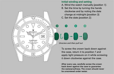 rolex watch how to set time|how to adjust rolex time.